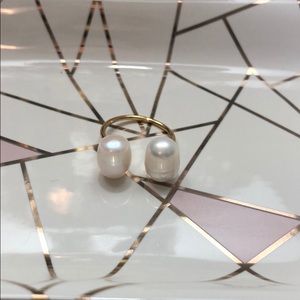 Earth fresh water pearl ring
